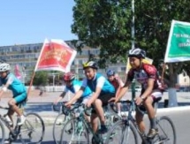В Кызылорде прошел велопробег за здоровый образ жизни