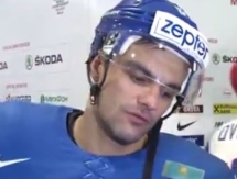 Видеоинтервью игроков сборных России и Казахстана о прошедшем матче