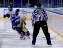 Хит Новопашина — в десятке лучших силовых приемов сезона КХЛ