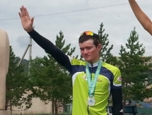 Казахстанские велогонщики сегодня вновь завоевали подиум чемпионата Азии