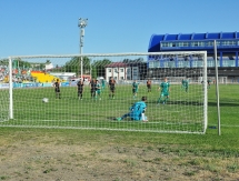 Фото с матча Премьер-Лиги «Атырау» — «Шахтер» 3:2