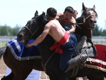 В Астане состязались участники I чемпионата Азии по аударыспақ