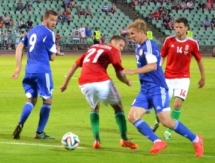Казахстан впервые сыграл с Венгрией