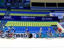 Школьники и студенты разыграли медали летней спартакиады на треке