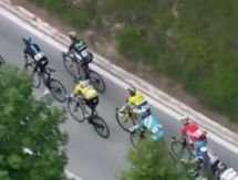 Видео победного для Льюва Вестры финиша седьмого этапа «Критериум дю Дофине»