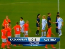 Видео матча отбора к чемпионату Мира среди женщин Казахстан — Австрия 0:3