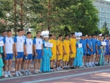 Костанайские полицейские торжественно открыли чемпионат МВД РК по волейболу среди полицейских