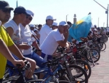 В Шымкенте состоялся любительский велопробег