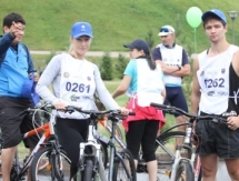 Фоторепортаж с благотворительного велопробега в Астане