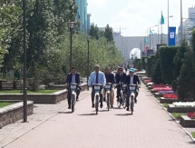 В Астане открылась сеть станций велопроката
