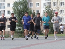 Фото с подготовки Алексея Васильченко к сезону КХЛ