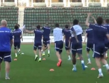 Видео с тренировки тбилисского «Динамо»