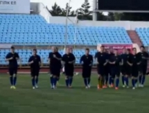 Видео с предматчевой тренировки «Атлантаса»