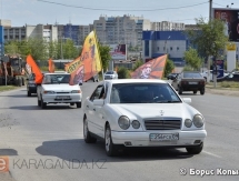 Фоторепортаж с автопробега в поддержку «Шахтера»