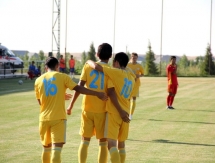 Фоторепортаж с товарищеского матча Казахстан U-21 — Олимпийская сборная Кыргызстана 3:1