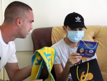 Игроки ФК «Кайрат» встретились с онкобольными детьми