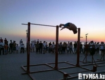 В Актау прошли соревнования по street workout