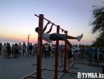 В Актау прошли соревнования по street workout