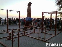 В Актау прошли соревнования по street workout