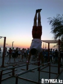 В Актау прошли соревнования по street workout