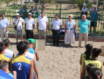 В Шымкенте прошли игры по пляжному волейболу на Кубок РК