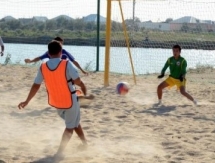 В Кызылорде провели турнир по пляжному футболу
