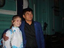 В СКО торжественно встретили бронзовую медалистку II юношеских Олимпийских игр в Китае