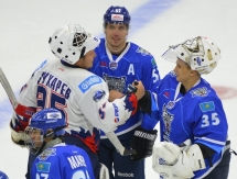 Фоторепортаж с матча МХЛ «Снежные Барсы» — «Белые Тигры» 5:3