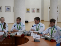 В Караганде прошла встреча с призерами XVII Азиатских игр в Инчхоне
