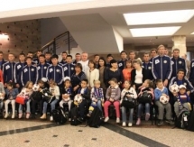 Фоторепортаж с посещения сборной Казахстана музея Первого Президента РК