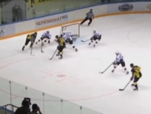 Видеообзор  матча ВХЛ «Сарыарка» — «Рубин» 3:2