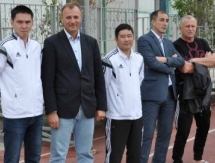 Канат Мусатаев посетил футбольный Центр в Атырау