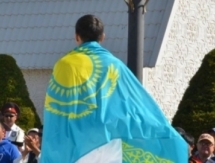 Казахстанец Нурзат Бегасилов завоевал «бронзу» по борьбе на поясах «Алыш»