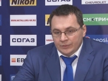 Видео послематчевой пресс-конференции игры КХЛ «Металлург» Нк — «Барыс» 2:5