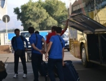 Фото с отлета сборной Казахстана в Грузию