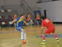 Сборная Казахстана выигрывает после первого тайма у Грузии