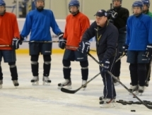 Андрей Шаянов провёл мастер-класс для ХК «Барыс-99»