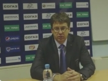 Видео послематчевой пресс-конференции игры КХЛ «Барыс» — «Динамо» Москва 1:2 