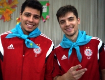 «Кайрат» посетил гимназистов