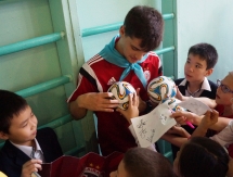 «Кайрат» посетил гимназистов