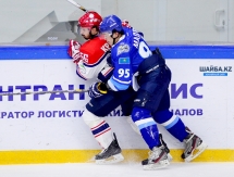 Фоторепортаж с матча чемпионата РК «Номад» — «Арлан» 2:3 ОТ