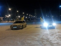 Болельщики «Сарыарки» проводили команду на очередные выездные матчи 