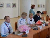 Фоторепортаж со встречи с участниками Паразиатских игр в Караганде