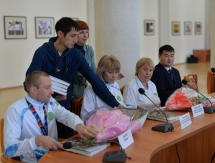 Фоторепортаж со встречи с участниками Паразиатских игр в Караганде