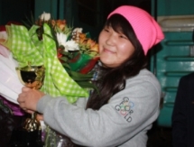 В СКО торжественно встретили чемпионку Мира по самбо Назгуль Маратову