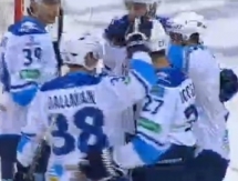 Видео шайб матча КХЛ «Динамо» Рига — «Барыс» 2:3