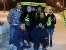 Болельщики «Сарыарки» проводили команду на очередные выездные матчи 