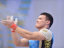 Фото с выступлений Жасулана Кыдырбаева и Владимира Седова на чемпионате мира