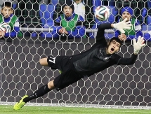 Фоторепортаж с переходного матча «Тараз» — «Кыран» 1:1, доп. вр. 0:0, по пен. 3:1