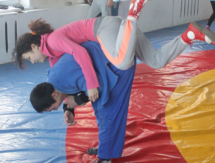 В Шымкенте сборная РК по борьбе на поясах готовится к чемпионату мира